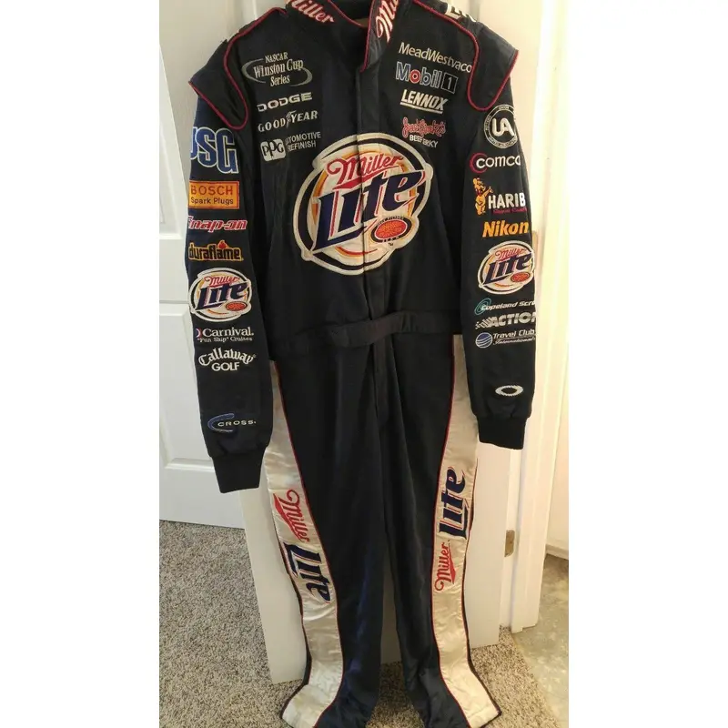 2003 Rusty Wallace Signed Race Worn Drivers Fire Suite With JSA Certificate COA