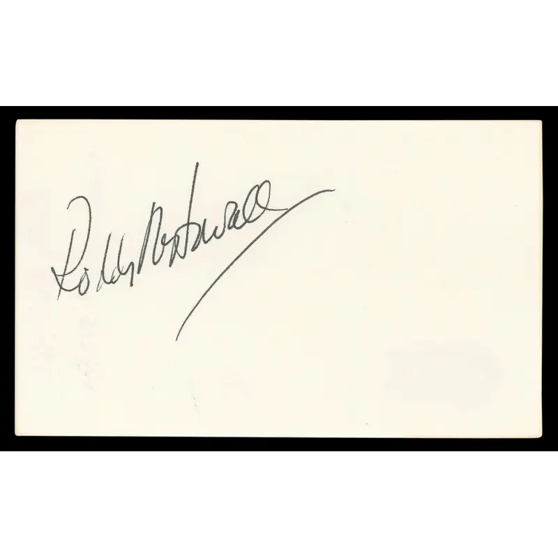 Roddy McDowall Planet of the Apes Authentic Signed 3x5 Index Card BAS #BL96373