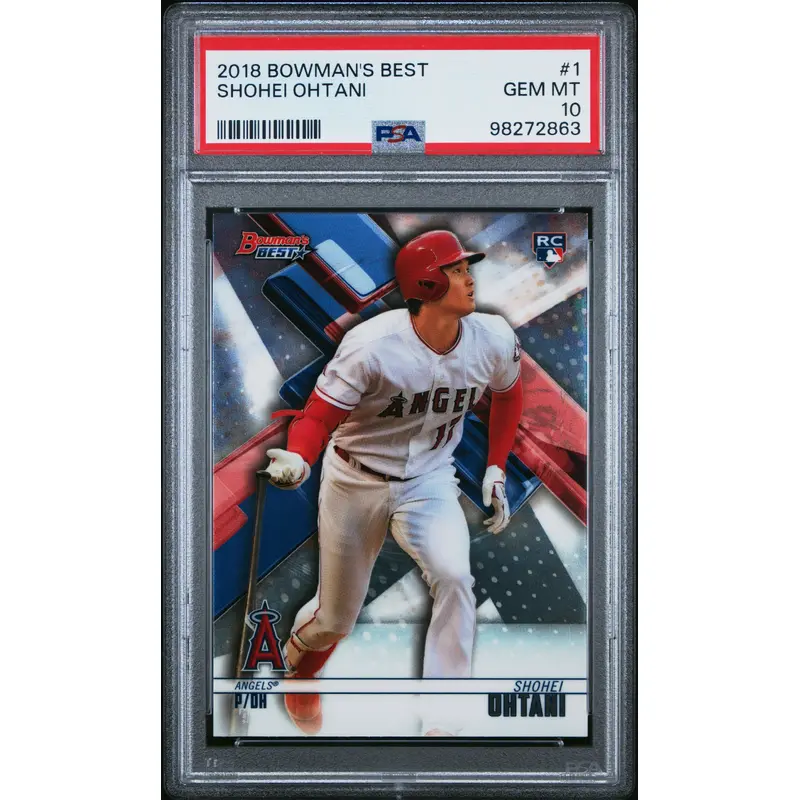 Shohei Ohtani 2018 Bowmans Best #1 Rookie PSA 10 Gem Mint 2863