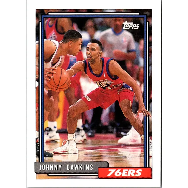 1992 Topps Johnny Dawkins #168