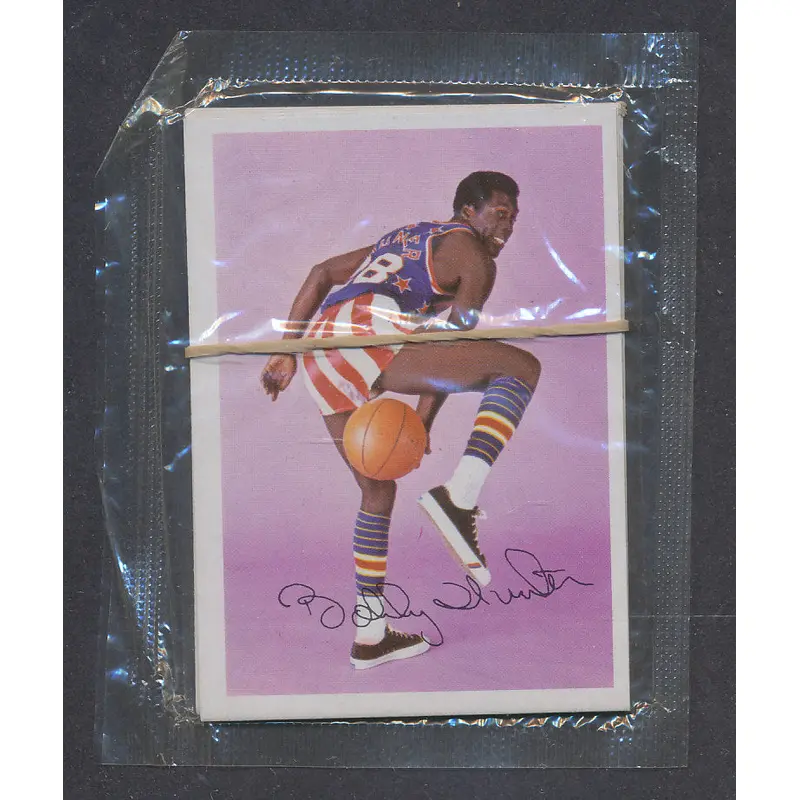 1971/72 Fleer Basketball Cocoa Puffs Harlem Globetrotters Cello Pack (4 Cards)