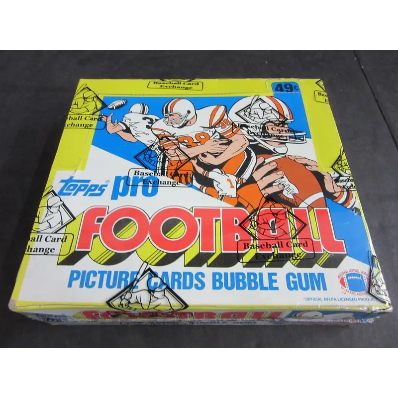 1983 Topps Football Unopened Cello Box (BBCE) (Non)