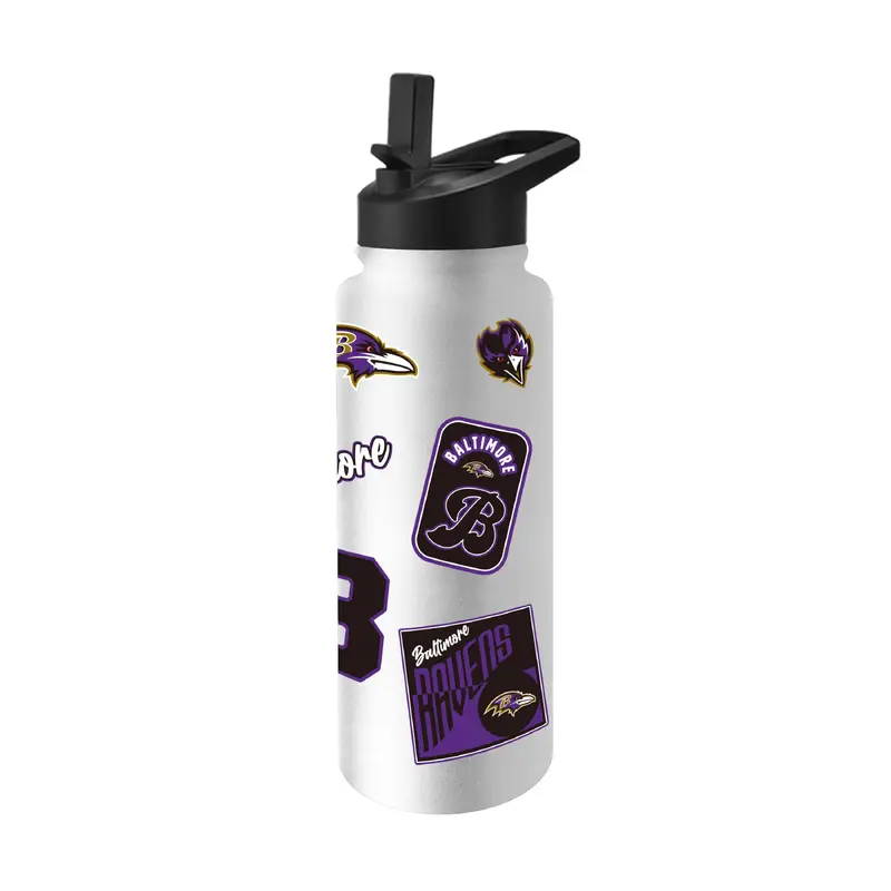 Baltimore Ravens Dreamweave 34oz Quencher Bottle