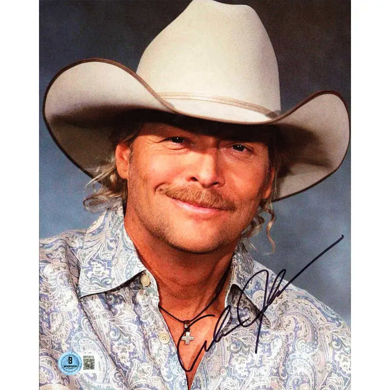 Alan Jackson Country Music Authentic Signed 8x10 Vertical Photo BAS 2