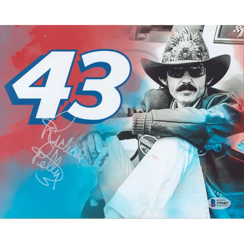 NASCAR Richard Petty Authentic Signed 8x10 Photo Autographed BAS #Z99407