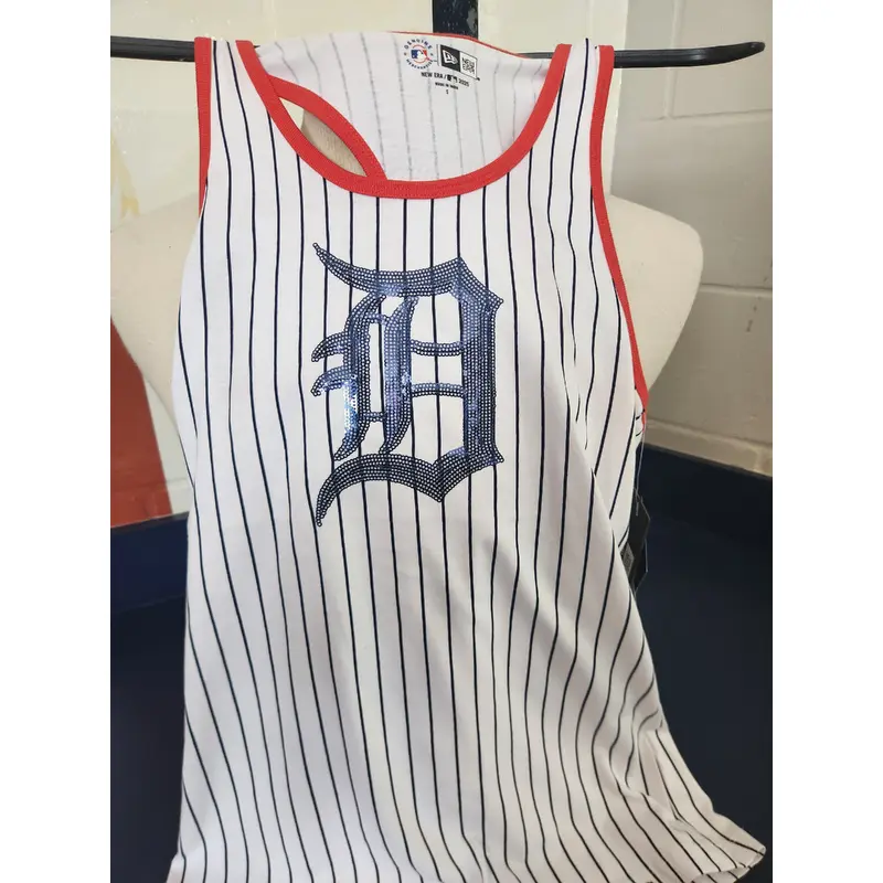 New Era Detroit Womens Pinstripe Tank