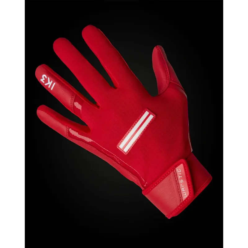 Warstic IK3 Pro Short Cuff Batting Gloves "Red"
