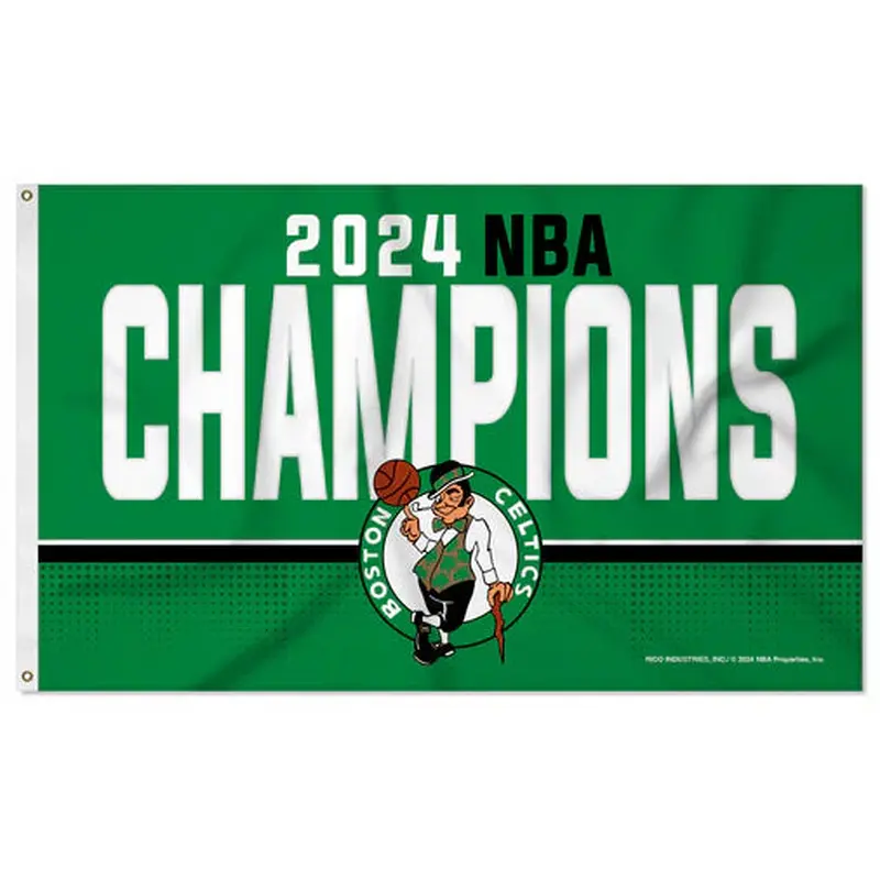 Boston Celtics 2024 NBA Champions Official Commemorative 3'x5' FLAG - Rico Inc.