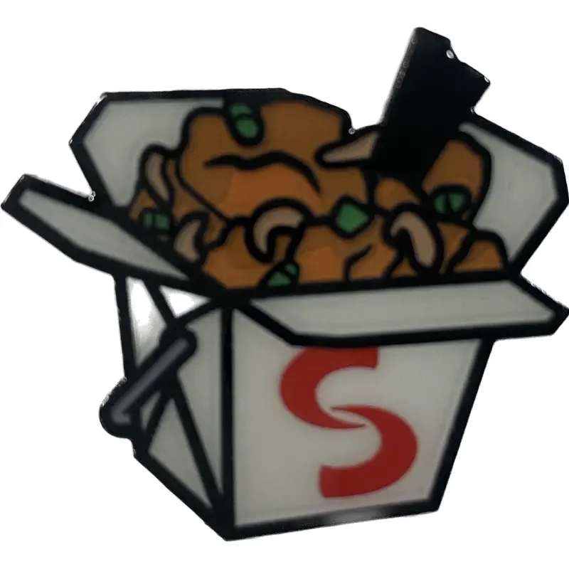 Cashew Chickens Lapel Pin