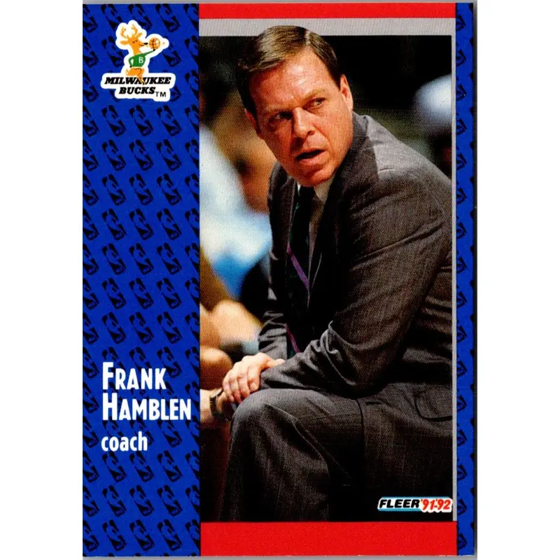 1991 Fleer Frank Hamblen #312