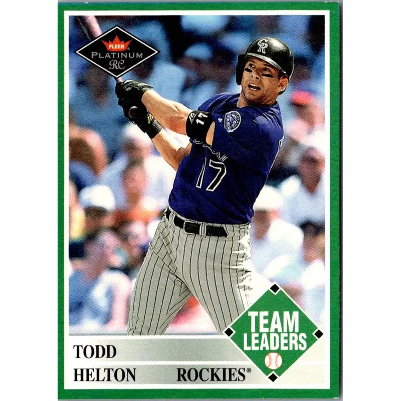 2001 Fleer Platinum Todd Helton #452