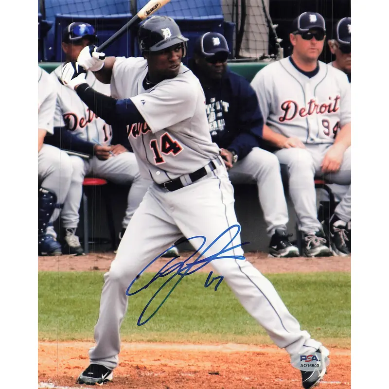 Austin Jackson signed 8x10 photo PSA/DNA Detroit Tigers Autographed