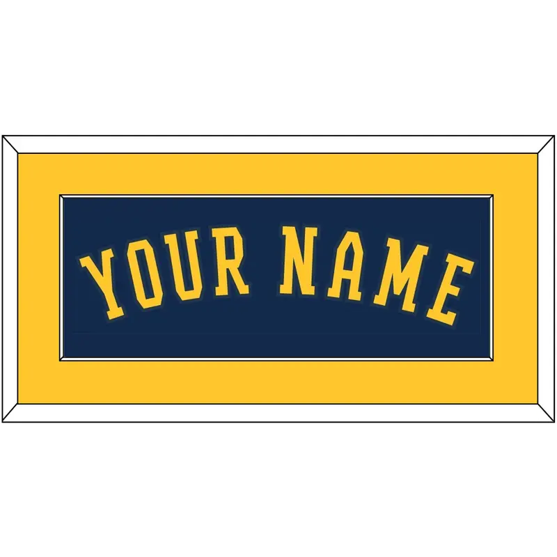 Milwaukee Name - Alternate Road Navy - Single Mat 2