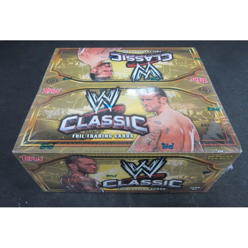 2011 Topps WWE Classic Wrestling Cards Box (Hobby)