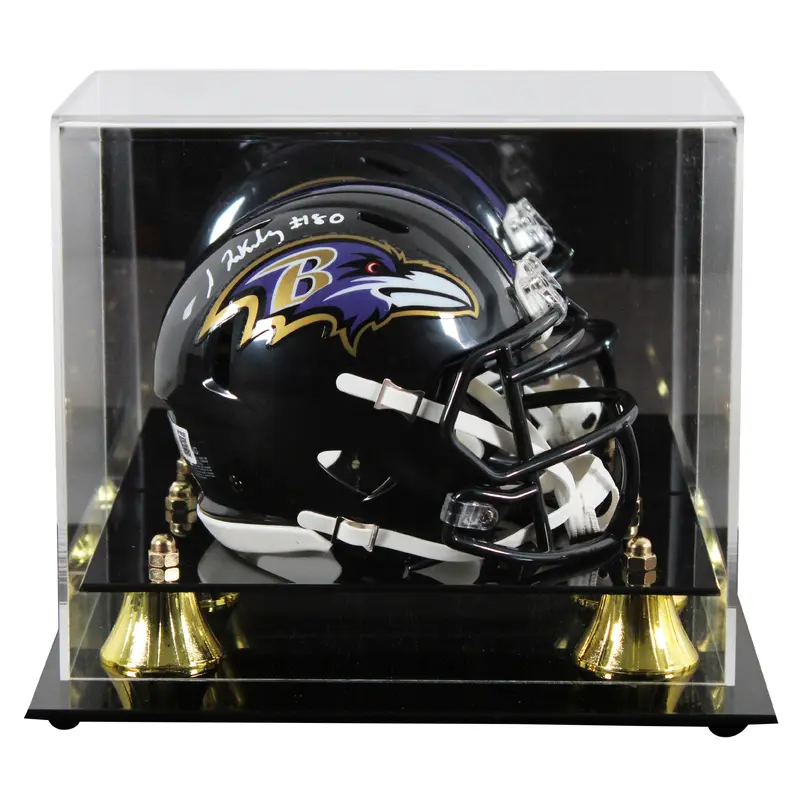 Ravens Isaiah Likely Authentic Signed Speed Mini Helmet W/ Case BAS Witnessed