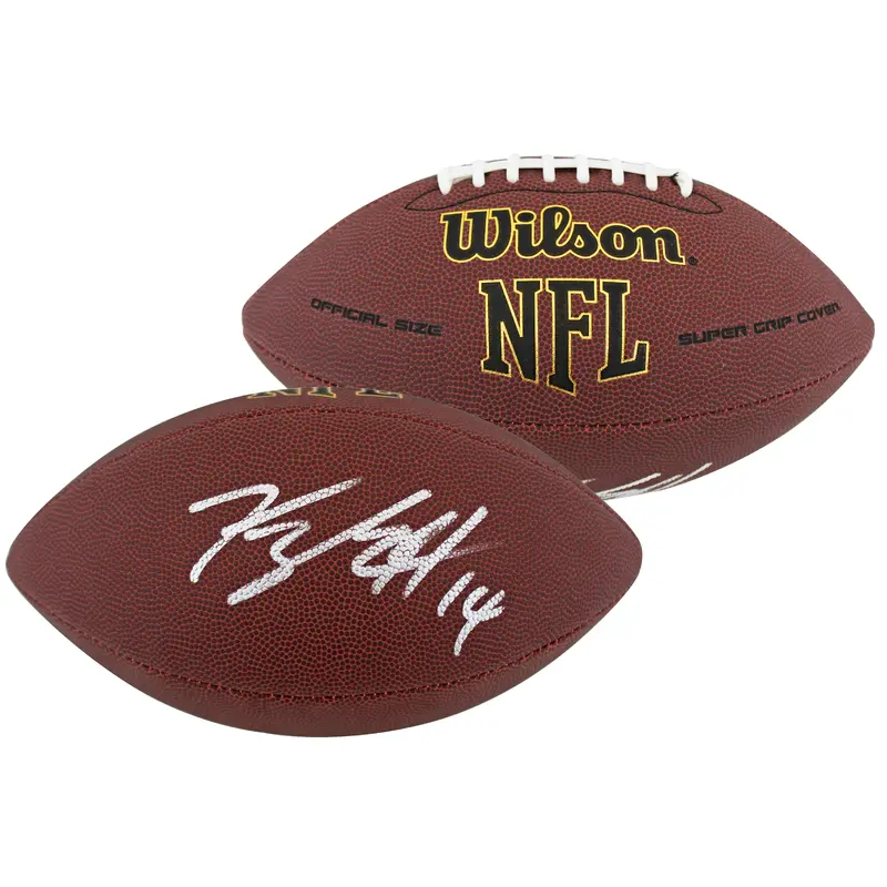 Ravens Kyle Hamilton Authentic Signed Wilson Super Grip Football BAS Witnessed