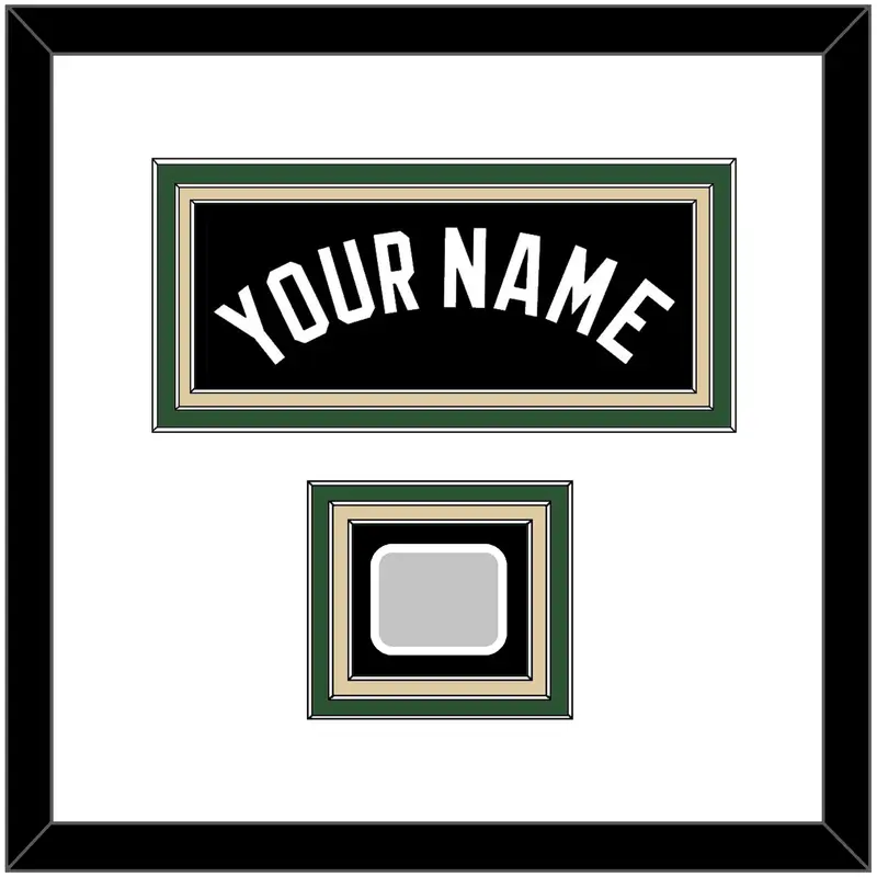 Milwaukee Name & Finals Patch - Black Statement - Triple Mat 1