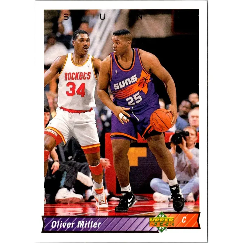 1992 Upper Deck Oliver Miller #325 Rookie