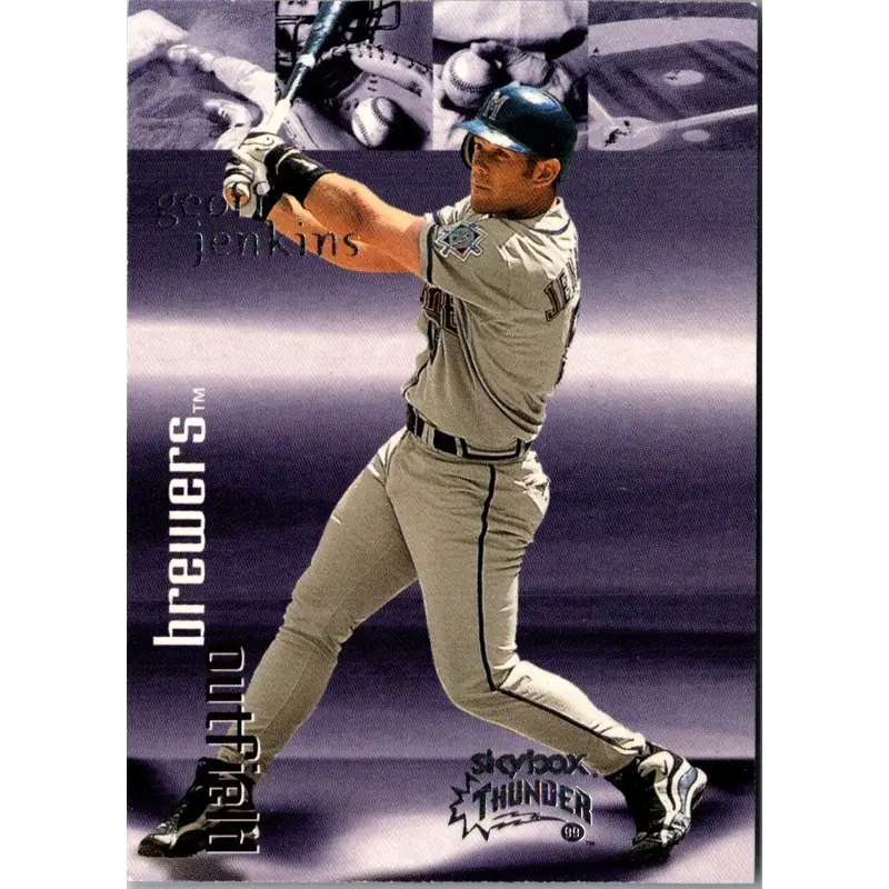 1999 SkyBox Thunder Geoff Jenkins #101