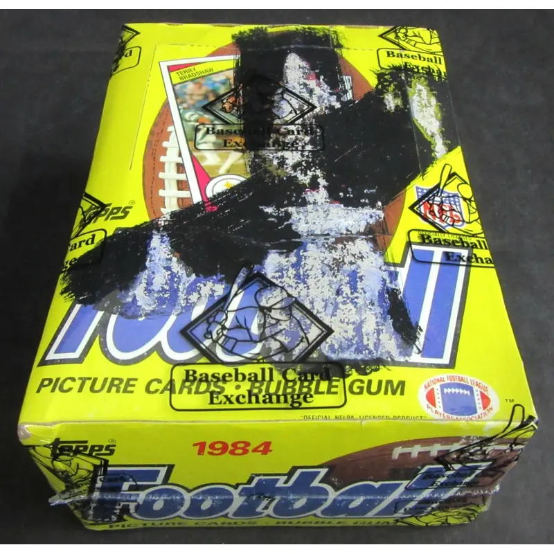 1984 Topps Football Unopened Wax Box (BBCE) (X-Out)