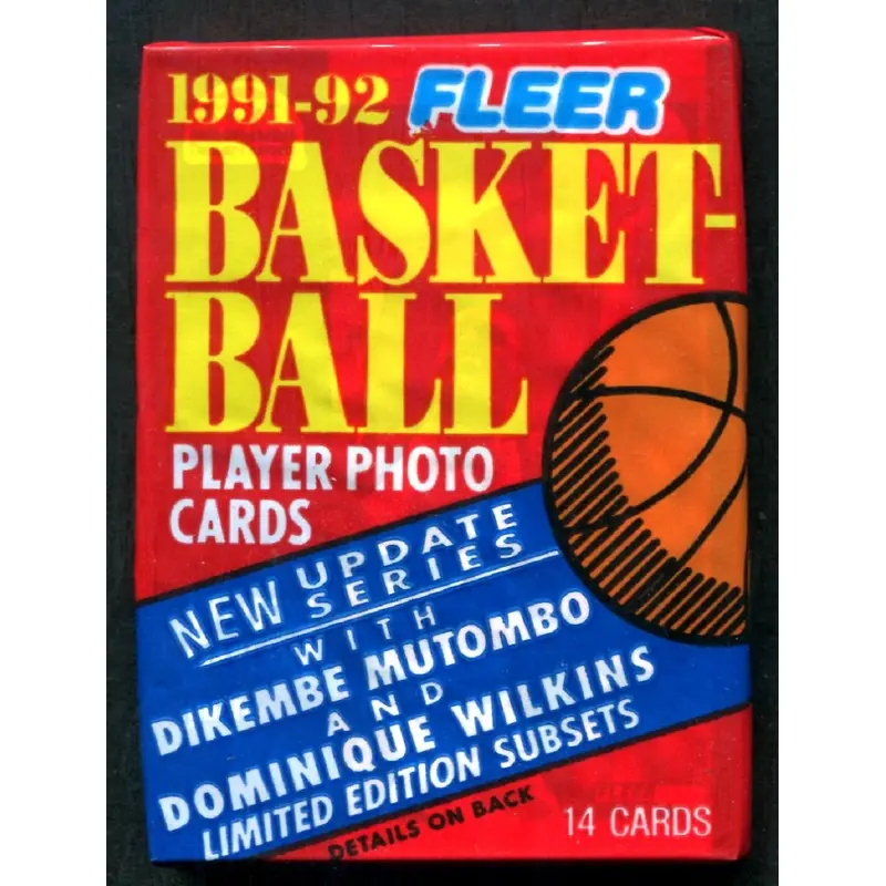 1991/92 Fleer Basketball Unopened Series 2 Update Pack