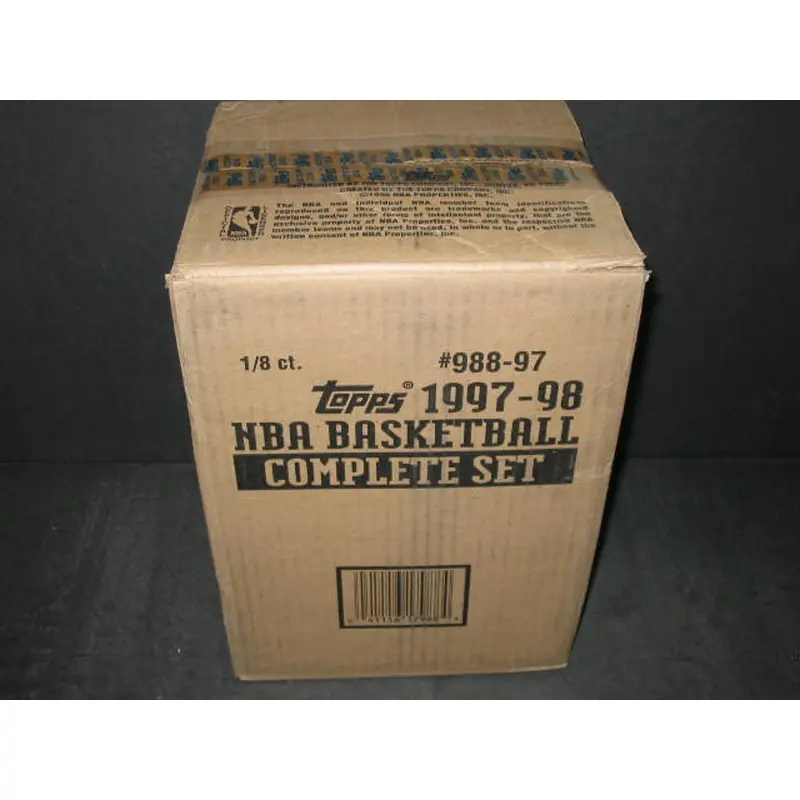 1997/98 Topps Basketball Factory Set Case (8 Sets)