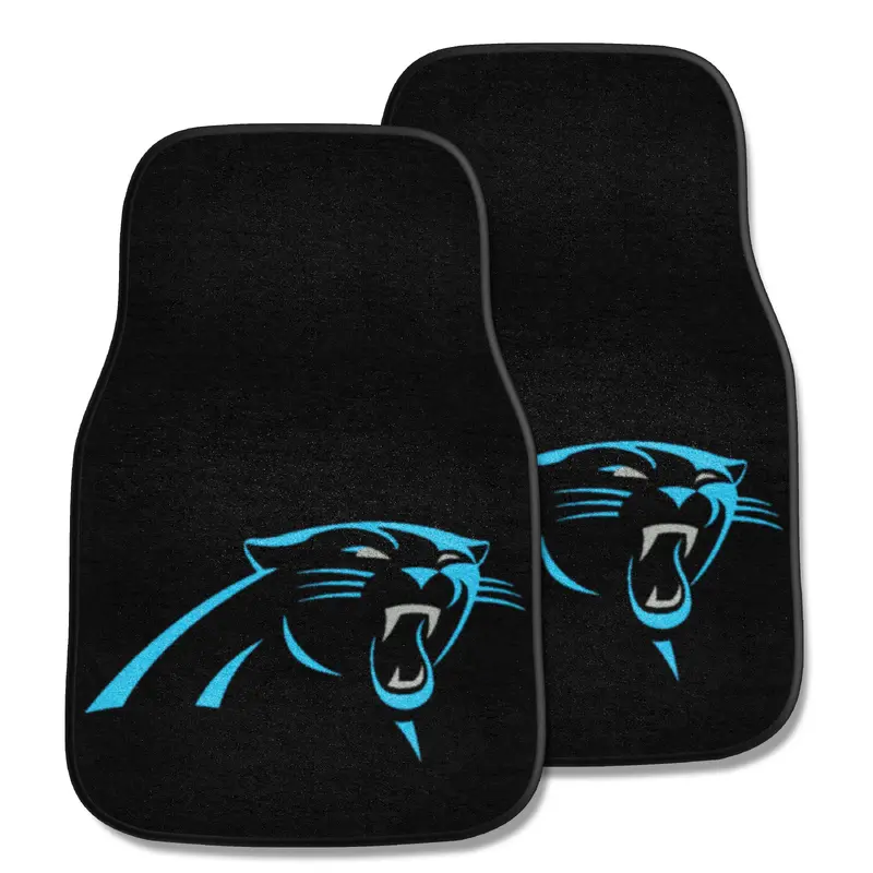 NFL - Carolina Panthers 2-pc Carpet Car Mat Set