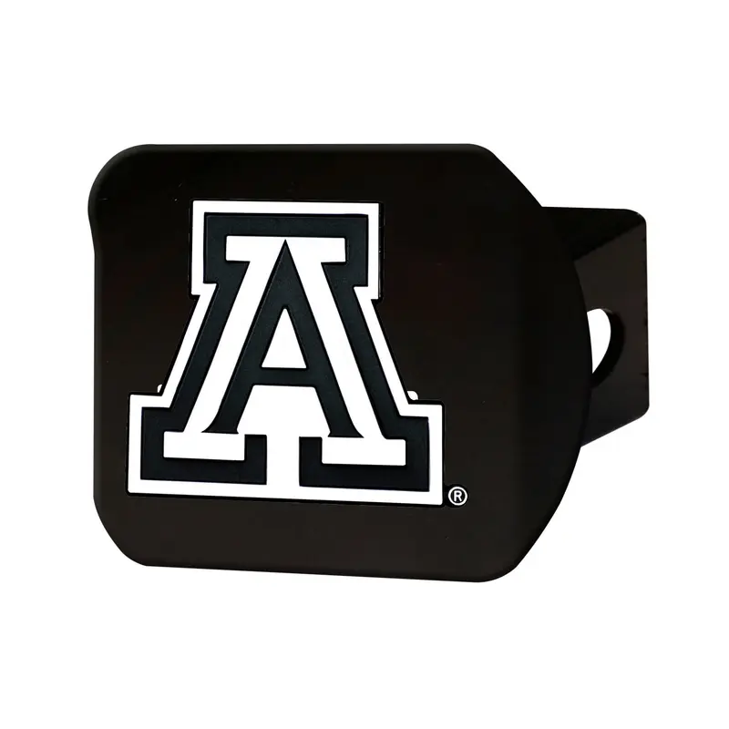 University of Arizona Chrome on Black Hitch Cover